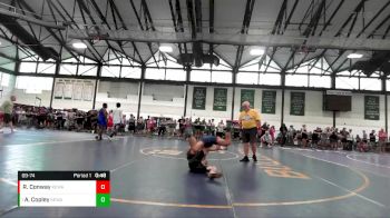 69-74 lbs Round 3 - Ashtyn Copley, Ridgeview Junior High School vs Ryan Conway, Kewanee