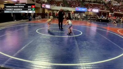 46 lbs Cons. Round 2 - Ronald Rides Horse, Remnant Wrestling Club vs Everett Goodrich, Chinook Wrestling Club