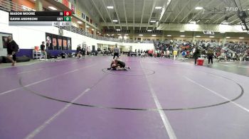 157 lbs Champ. Round 1 - Mason Moore, Friends University vs Gavin Andreoni, Campbellsville (Ky.)
