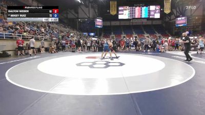 126 lbs Champ. Rd Of 32 - Dalton Weber, NJ vs Mikey Ruiz, TX