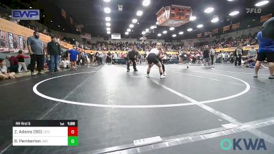 105 lbs Rr Rnd 5 - Zadayah Adams (95), Lone Grove Takedown Club vs Braedyn Pemberton, Joy Wrestling Club