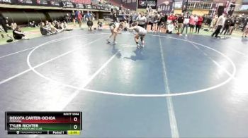 155 lbs Champ. Round 1 - Tyler Richter, Wasatch Wrestling Club vs Dekota Carter-Ochoa, Montana