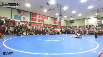138 lbs Quarterfinal - Owen Hair, Bishop Kelley vs Tanner Barlow, McAlester