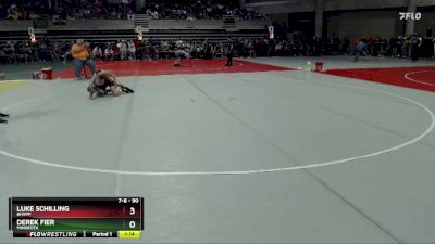 90 lbs Cons. Round 2 - Luke Schilling, BHVPP vs Derek Fier, Minneota
