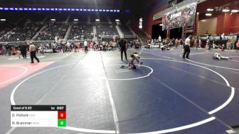 69 lbs Consi Of 8 #2 - Dracen Pollock, Eastside United WC vs Ryker Brammer, Windy City WC