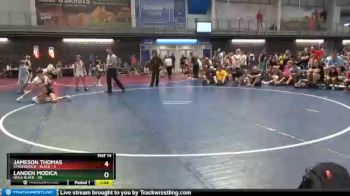 85 lbs Cons. Semis (16 Team) - Landen Modica, NOLA Black vs Jameson Thomas, Stronghold - Black