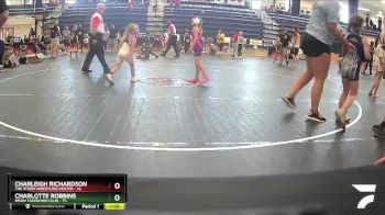 55 lbs Round 3 - Charlotte Robbins, Bison Takedown Club vs Charleigh Richardson, The Storm Wrestling Center