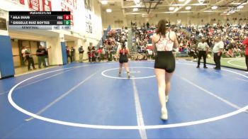 Girls 145 lbs Semifinal - Gisselle Ruiz Boytes, Hollister Girls vs Aila Duus, Fremont (Sunnyvale) Girls