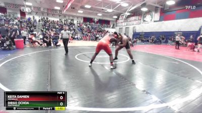 285 lbs Champ. Round 1 - Keita Damien, Valhalla vs Diego Ochoa, Southwest