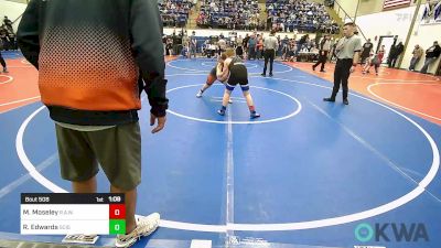 105 lbs Semifinal - Mason Moseley, R.A.W. vs Raelynn Edwards, Scissortail Wrestling Club