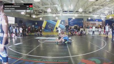 105 lbs Round 1 - Jackson Browning, Hernando Wrestling Club vs Kevin Chang, Maximum Performance
