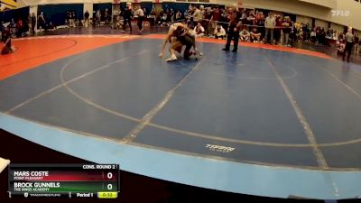 144 lbs Cons. Round 2 - Brock Gunnels, The Kings Academy vs Mars Coste, Point Pleasant