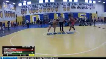 182 lbs Cons. Round 1 - Calogero Mazzrillo, Golden Bears vs Joel Carrillo, Doral Academy