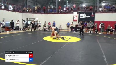97 kg Round Of 32 - Donovan Sprouse, George Mason University vs Thomas Godbee, West Point Wrestling Club