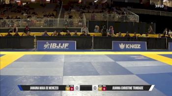 Joanna Christine Trindade vs Janaina Maia De Menezes 2025 Pan Jiu Jitsu IBJJF Championship