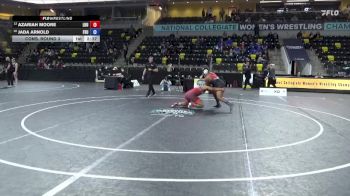 180 lbs Cons. Round 3 - Jada Arnold, Frostburg State vs Azariah Moore, Lock Haven University