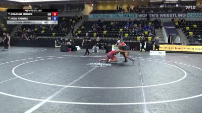 180 lbs Cons. Round 3 - Jada Arnold, Frostburg State vs Azariah Moore, Lock Haven University