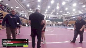 132 lbs Champ. Round 1 - Amir Adato, Torrey Pines vs Bryan Minsky, West Hills