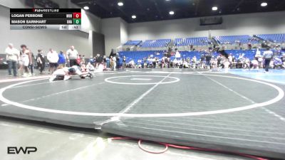 144 lbs Consolation - Logan Perrone, Mighty Bluebirds vs Mason Earnhart, Unattached