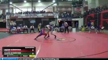 144 lbs Quarterfinal - Jasitin Kubwimana, Lafayette vs Mason Schweitzer, Walton-Verona