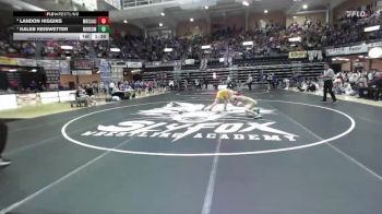 106 lbs 1st Place Match - Kaleb Keiswetter, Norton Community Hs vs Landon Higgins, Mound City-Jayhawk Linn Hs