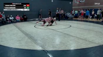 140 lbs Champ. Round 1 - Isaias Nelson, Upper Valley Aces Wresstling vs Evan Dirmann, Boise Youth Wrestling