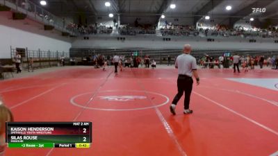 50A Semifinal - Silas Rouse, Missouri vs Kaison Henderson, Smithville Youth Wrestling