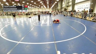 76 lbs Round 5 (4pm Saturday) - Logan Clarendon, Mile High vs Dylan Blankenship, VA. Patriots