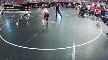 85 lbs Cons. Round 3 - Ezra Solis, Cozad Wrestling Club vs Kelton Jorgensen, NGSE
