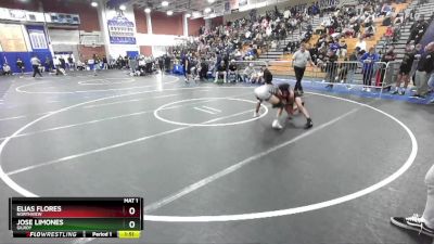 120 lbs Quarterfinal - Elias Flores, Northview vs Jose Limones, Gilroy