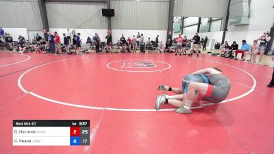 73 kg Rr Rnd 2 - Owen Hartman, Shenandoah Valley Wrestling Club vs Grady Pease, USAW Maine