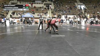 7A 215 lbs Champ. Round 1 - Jake Mcconnell, Prattville vs Ja`davious Lemene, Dothan HS