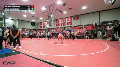 150 lbs Semifinal - Michael Brunson, Hilldale vs David Ruvalcaba, Rogers High School Boys