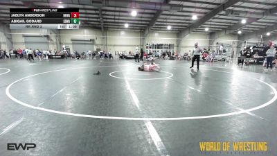 83 lbs Rr Rnd 3 - Jaelyn Anderson, Nebraska Wrestling Academy 2 vs Abigail Godard, Edwardsville Wrestling Club