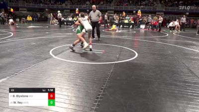 95 lbs Round Of 16 - Bowen Blystone, Indiana vs Wyatt Rey, Governor Mifflin