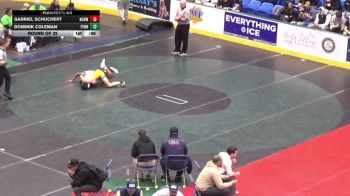110 lbs Round Of 32 - Gabriel Schuchert, Norwin vs Dominik Coleman, Penns Valley