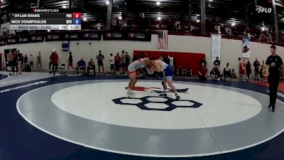 74 kg Cons. Round 8 - Dylan Evans, Pittsburgh Wrestling Club vs Nick Stampoulos, Mat-Town RTC