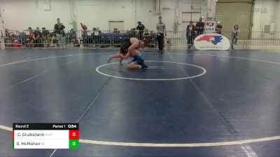 160-170 lbs Round 2 - Connar Cruikshank, Mooresville Wrestling Club vs Gavin McMahan, North Carolina