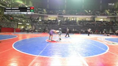 285-3A Quarterfinal - Ethan Calderon, West Hall vs Denny Ramirez, Gilmer County