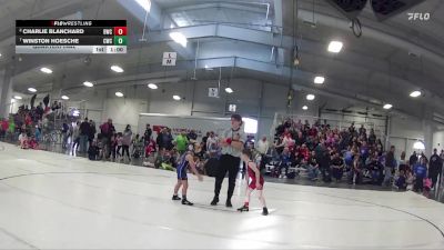 33 lbs Quarterfinal - Winston Hoesche, Crete Wrestling Club vs Charlie Blanchard, Bennington Wrestling Club