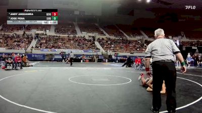 165-D4 Quarterfinal - Jose Pena, St. Johns High School vs Andy Anguamea, Santa Cruz Valley Union High School