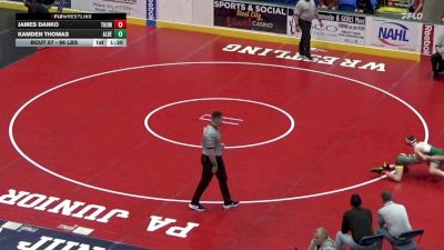96 lbs Round Of 64 - James Danko, Thomas Jefferson vs Kamden Thomas, Albert Gallatin