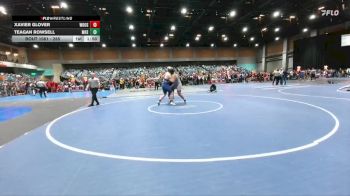 285 lbs Champ. Round 2 - Teagan Rowsell, Millikan vs Xavier Glover, Wooster