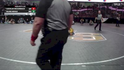 138 lbs 1st Place Match - Blake Nevils, Meridian vs Lochlan McCormack, Capital