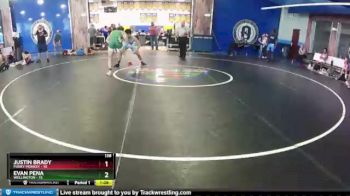 138 lbs Round 6 (8 Team) - Justin Brady, Funky Monkey vs Evan Pena, Wellington