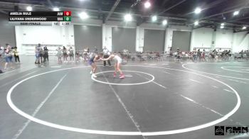123 lbs Semifinal - Amelia Rule, JagWay vs Liliyana Underwood, Ravage WC