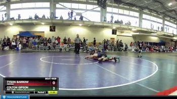 149 lbs Quarterfinal - Tyson Barrow, Indiana vs Colton Gipson, Red Cobra Wrestling Academy