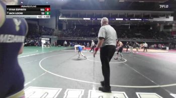 144 lbs Champ. Round 2 - Ryan Espiritu, Vacaville vs Jack Locke, Turlock