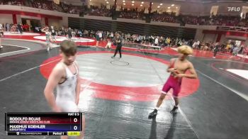 113 lbs Quarterfinal - Rodolfo Rojas, Broken Arrow Wrestling Club vs Maximus Koehler, IceFighter U.