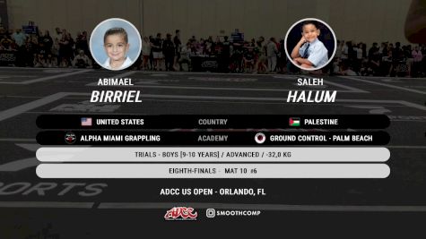 Saleh Halum vs Abimael Birriel 2025 ADCC Orlando Open/Youth Trials